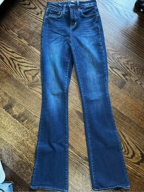 L'AGENCE Dark Indigo Flare Jeans